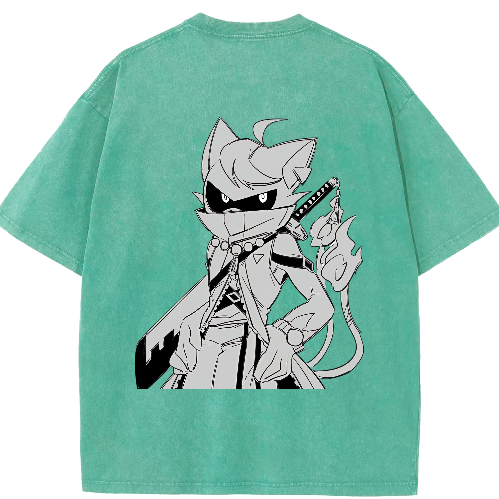 （画像用） 妖怪ウォッチ Yo-kai Watch 綿100% ヴィンテージ風 半袖Tシャツ（背面プリント）